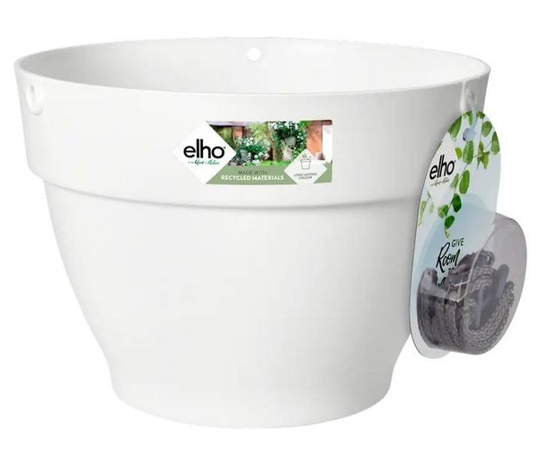 Vibia Hanging Basket 26 doniczka wisząca biała silky white