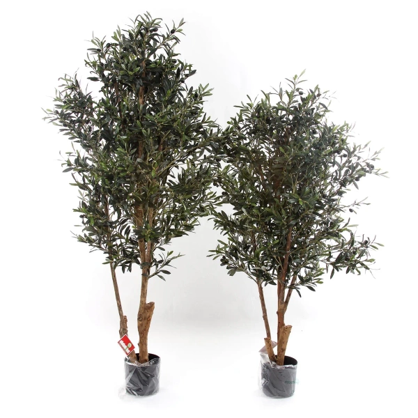 Sztuczna Oliwka 180 cm drewniany rozgałęziony pień
