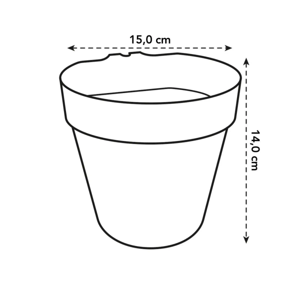 Loft Green Wall Single 15/14 doniczka balkonowa pistacjowa Elho