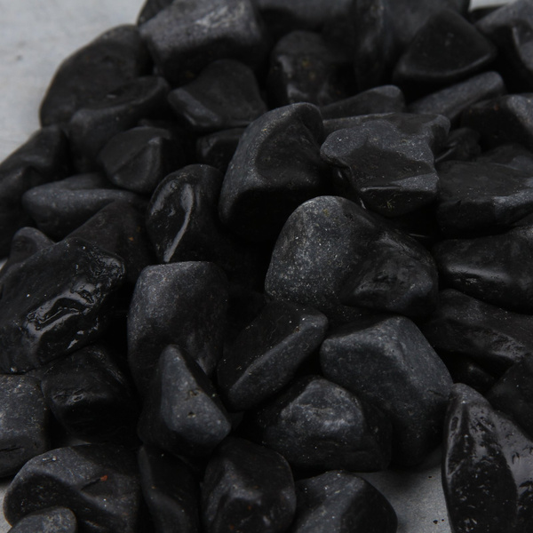 Kamienie dekoracyjne otoczaki czarne Bazalt 1 kg