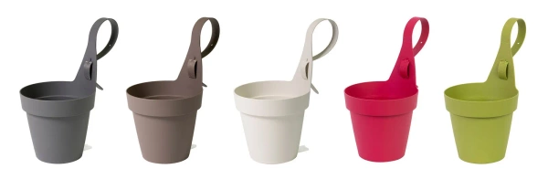 MyMood 18 doniczka wisząca regulowana różowy / wiśniowy