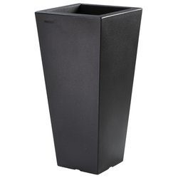 VASO QUADRO ALTO 45x45/120 donica kwadratowa wysoka antracytowa