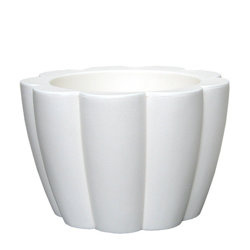 UNIFIORE 30/20 designerska doniczka biała