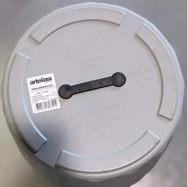 Havana Natural 40/70 szara donica wysoka