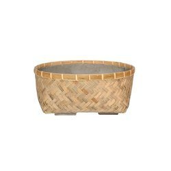 Nala Low L 48/20 płaska donica bambusowa