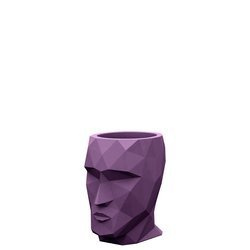 ADAN NANO Vondom 13x17/18 doniczka głowa śliwkowa