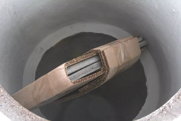 Dax XL 47/99,5 wysoka donica kamienna szarobrązowa