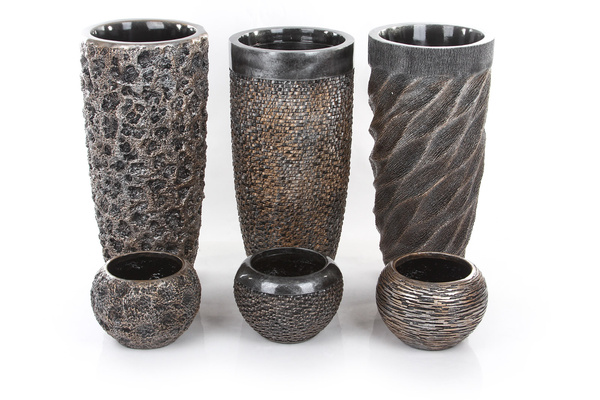 Universe Wrinkle Globe 28/20 donica ekskluzywna kulista brązowa