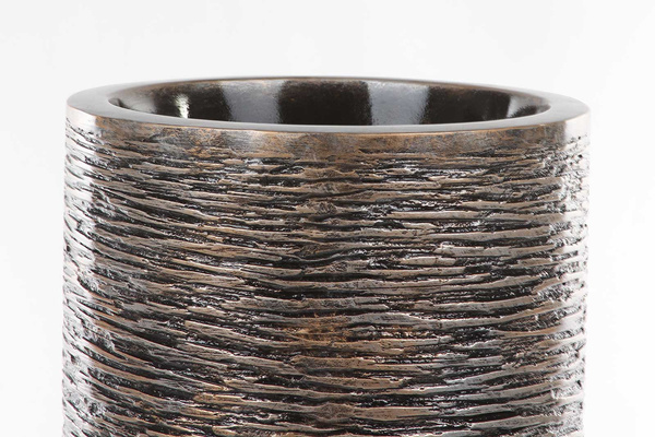 UNIVERSE WRINKLE PARTNER 34/75 ekskluzywna donica wysoka brązowy