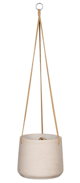 Patt S 13.5/11 szara wisząca doniczka kamienna