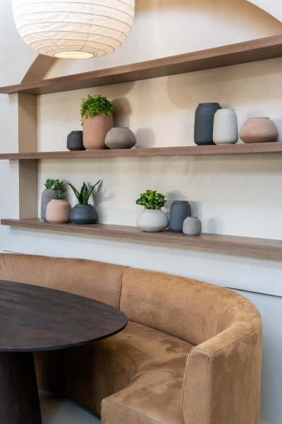 Jabari L 17/16 antracytowy rustykalny wazon z kamienia