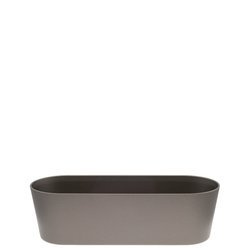 Flori 36x14/11 cm antracytowa doniczka podłużna