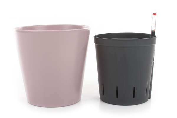 Zestaw do hydroponiki Leni 18/19 Vasa osłonka ceramiczna wrzosowa