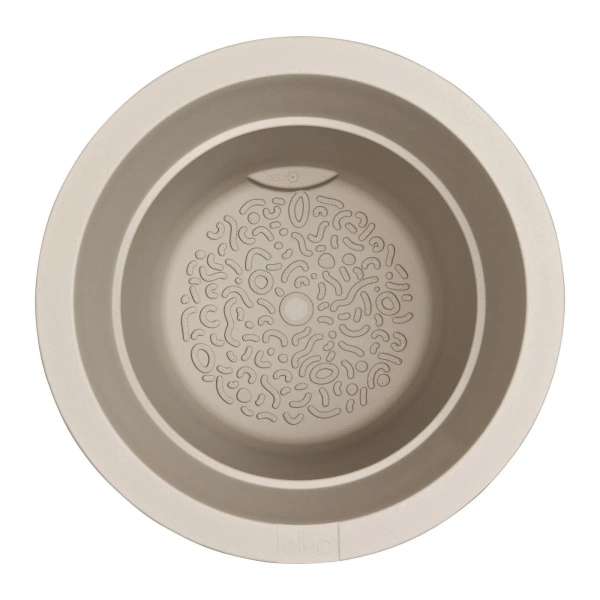 Amber Grail 30/28 beżowa donica na stopie balanced beige