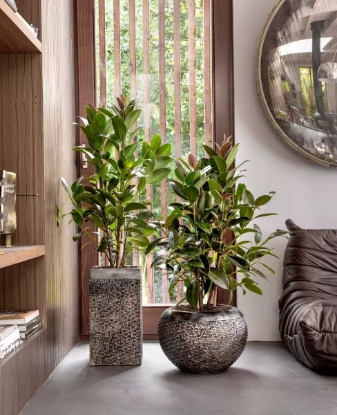 Universe Layer Globe 28/20 ekskluzywna donica kulista brązowa