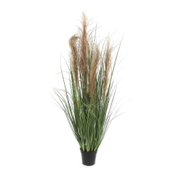 Sztuczna trawa trzcinowa gęsta 110 cm w doniczce