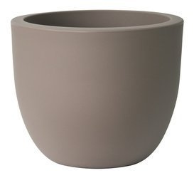 ETRIA 54/44 duża donica okrągła taupe