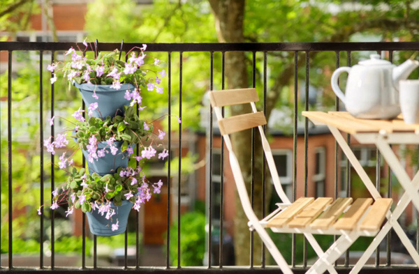 Corsica Vertical Forest doniczki wertykalne niebieskie 3 sztuki