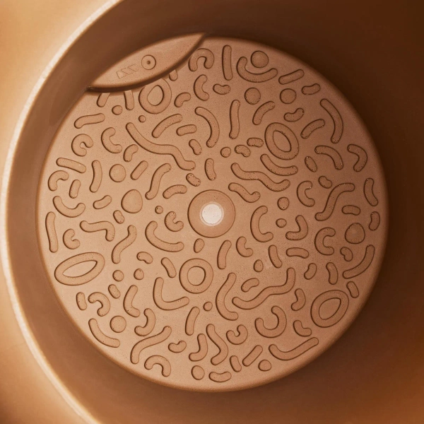 Amber Roll Low 43/40 designerska donica karmelowa