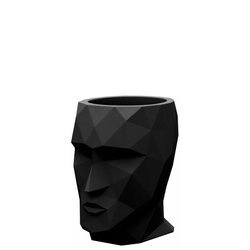 ADAN VONDOM 30x42/42 czarna doniczka designerska głowa