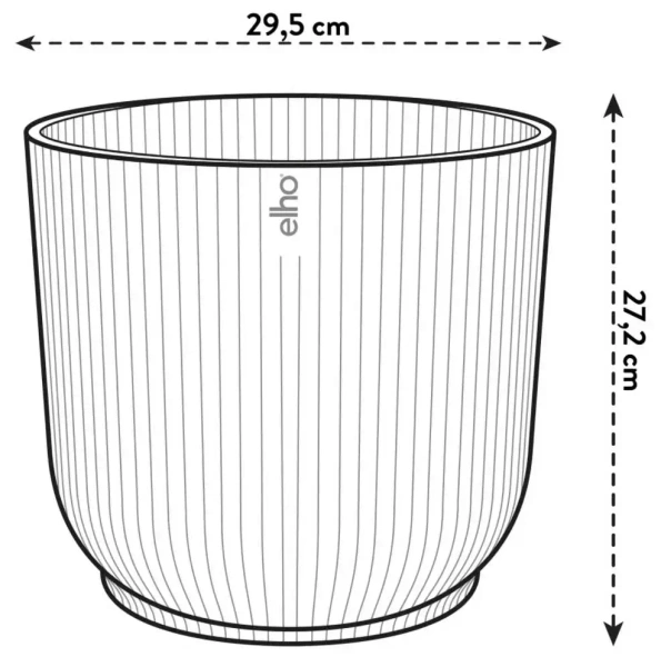 Zestaw do hydroponiki 28/19 osłonka Vibes 30 biała wkład wskaźnik