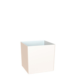 OSLO 11x11/11 doniczka kubik kwadratowa biała