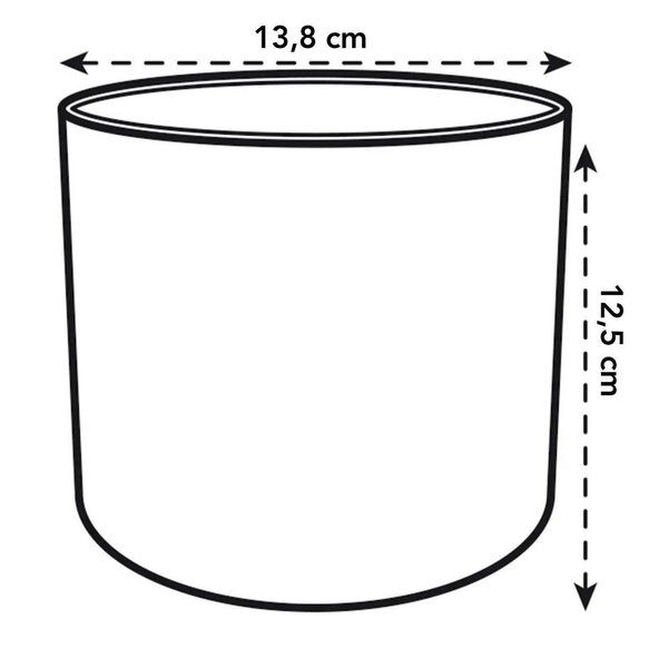 Ocean Round 14 osłonka cylinder niebieski atlantyk