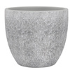 Hestia 17/15 doniczka ceramiczna szara z teksturą