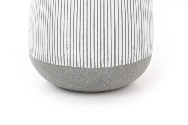 Pax L 54/48 donica prążkowana szara w białe paski