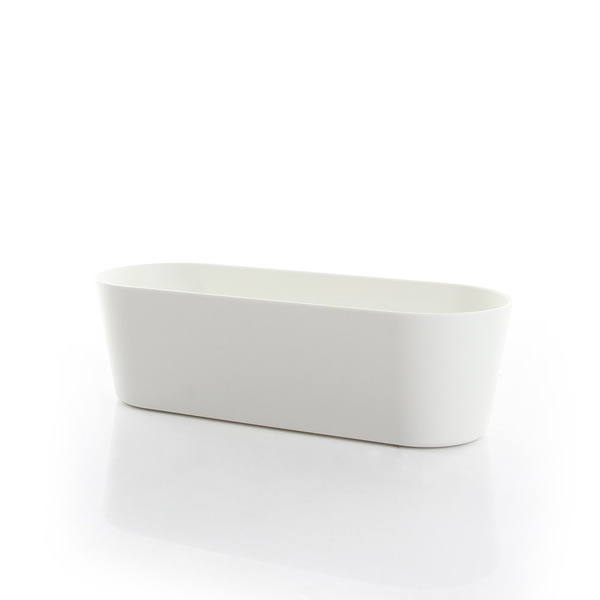 Flori 51x19/15 cm doniczka podłużna czarna