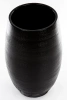 Porto Vase 39/70 wysoka czarna waza chropowata z ceramiki
