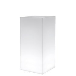 KUBE HIGH 40x40/70 donica podświetlana kwadratowa wysoka do wnętrza
