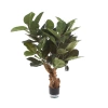Sztuczny Fikus Elastica Robusta 95 cm na drewnianym pniu