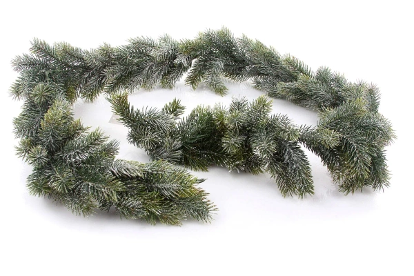 Sztuczna Jodła ośnieżona girlanda 180 cm