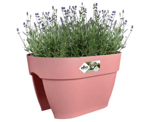 Vibia Flower Bridge 40 doniczka na balustradę różowa dusty pink