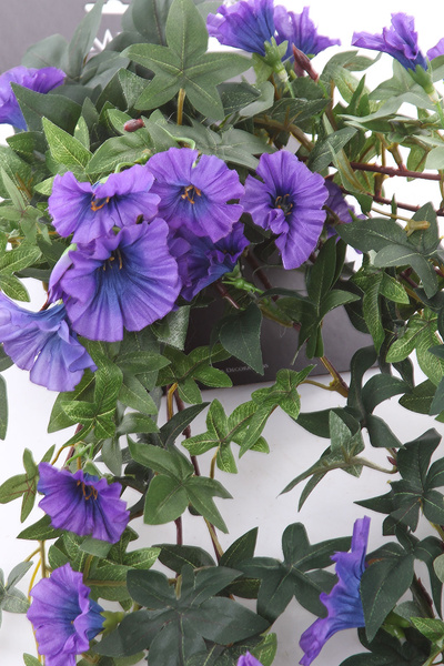 Sztuczna Petunia pnącze 80 cm fioletowe kwiaty
