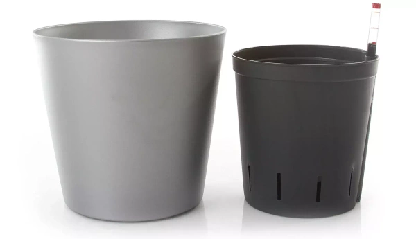 Zestaw do hydroponiki 18/19 w srebrnej osłonce Flori 24/22