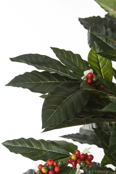 Sztuczne drzewko Kawy 150 cm 471 liści z owocami