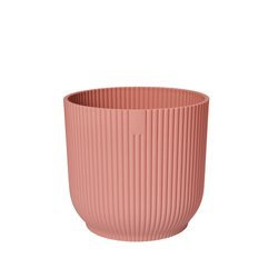 Vibes Fold Round 18 doniczka karbowana Elho różowa / delicate pink