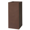 KUBE HIGH 30x30/70 donica kwadratowa wysoka brązowa rust