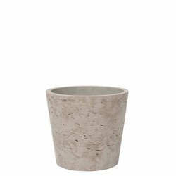 Mini Bucket S 14/12 szara kamienna doniczka