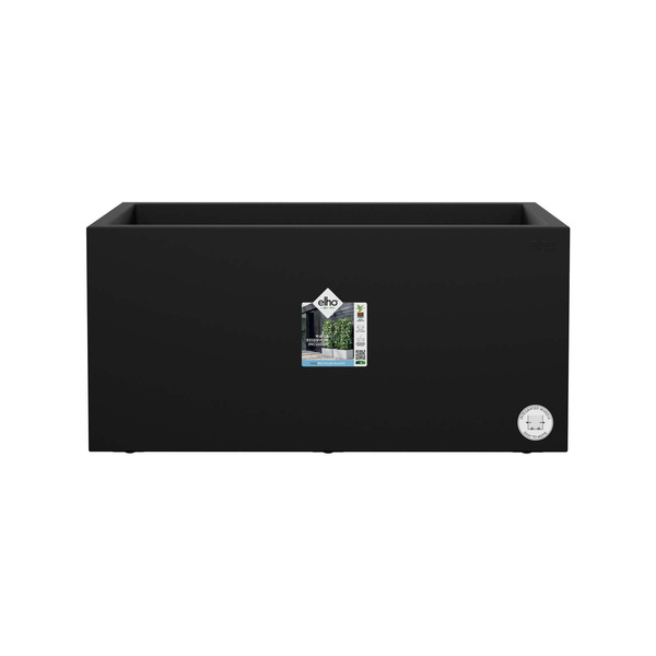 Vivo Next Long 60x30/30 czarna donica prostokątna na kółkach