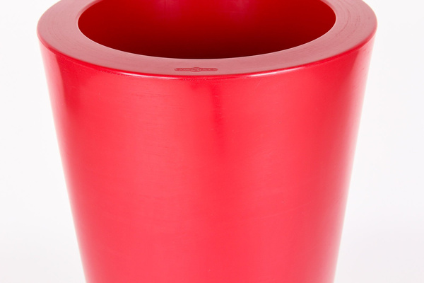 ILIE GLOSS 37/75 donica okragła wysoka czerwona półpołysk