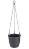 Brussels 18 doniczka wisząca antracytowa