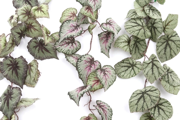 Sztuczna Begonia szara wisząca 110 cm