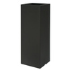 KUBE HIGH SLIM 25x25/70 wąska wysoka donica grafitowa czarna perła