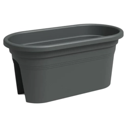 Venezia Balcony Box 60 podłużna doniczka na balustradę antracytowa