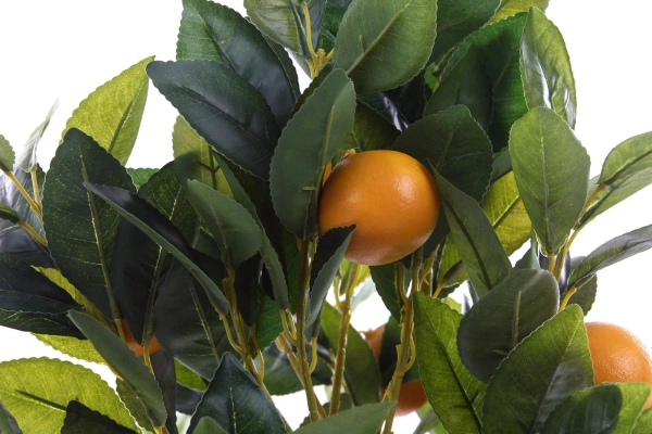 Sztuczne drzewko pomarańczowe cytrusy 75 cm
