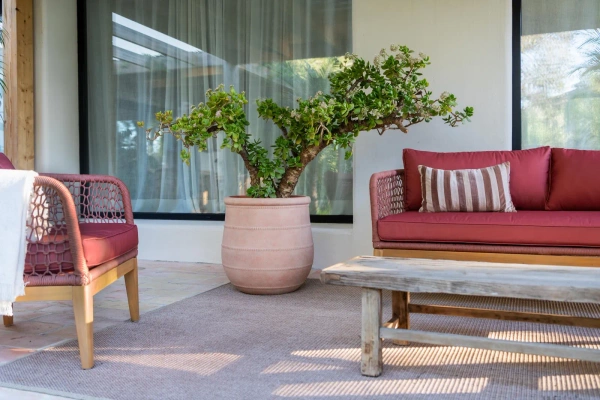 Nika L 52/52 ceglana donica kamienna