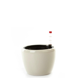 Zestaw do hydroponiki 11/9 Venus osłonka ceramiczna kremowa połysk